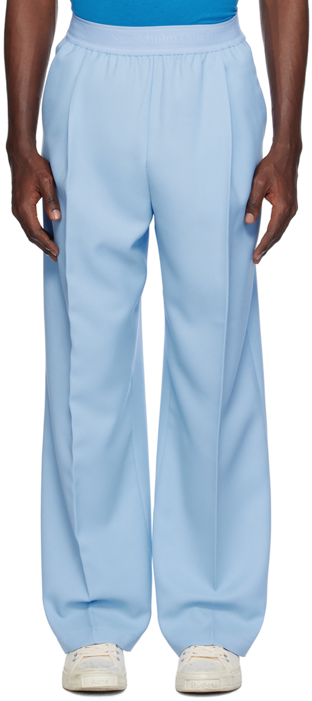 SSENSE Exclusive Blue Trousers