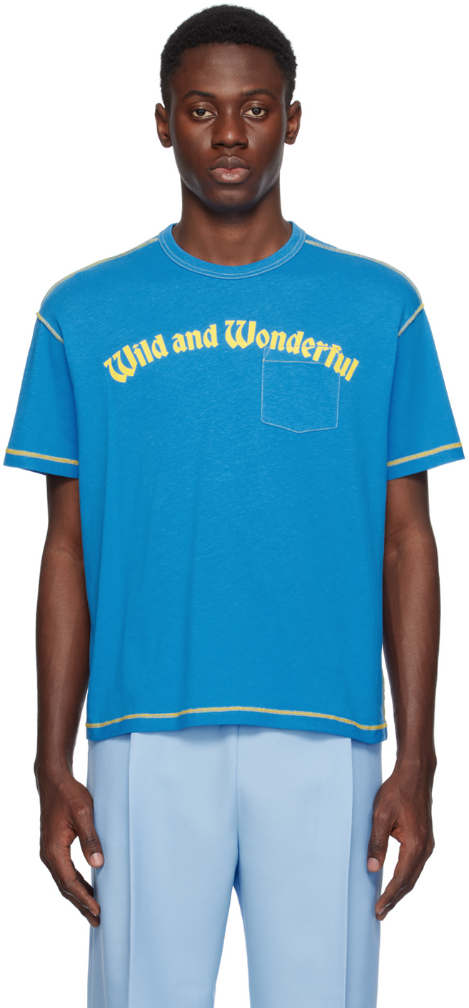 Shop Stockholm Surfboard Club Blue Pocket T-shirt