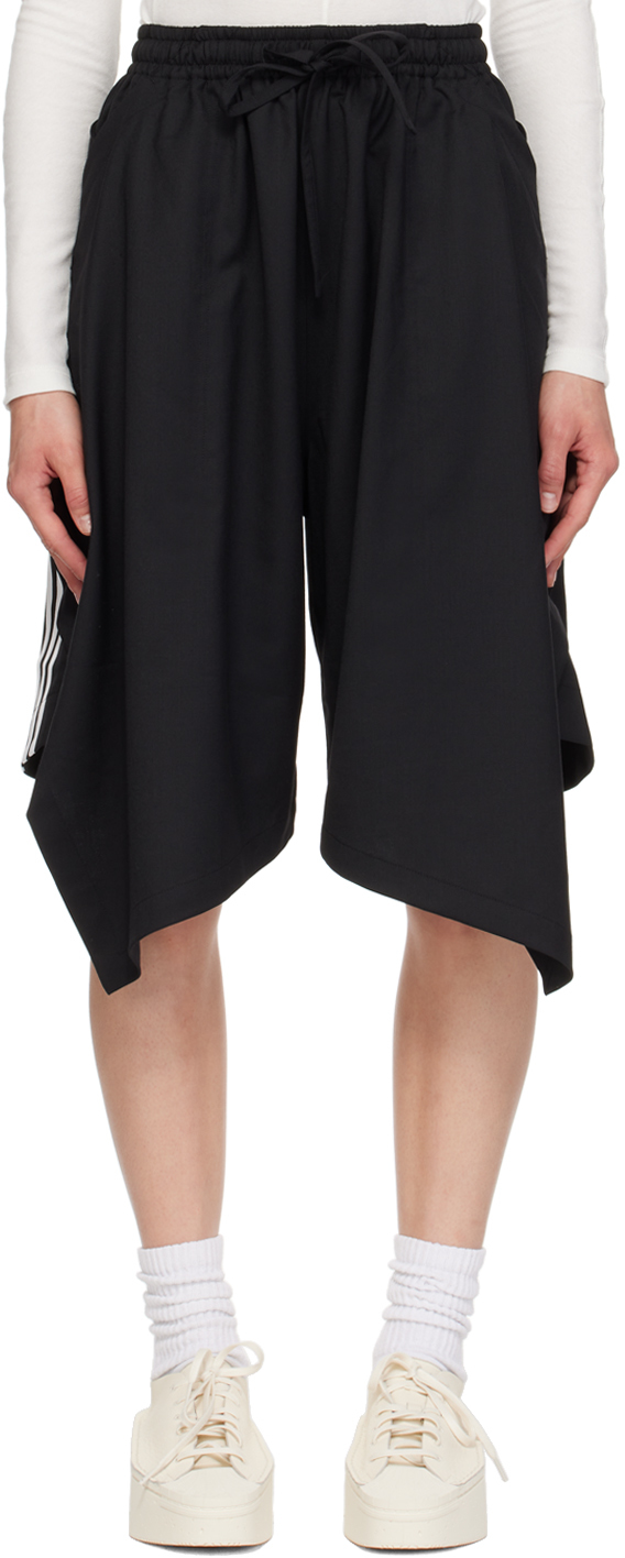 Black Refined Woven Shorts