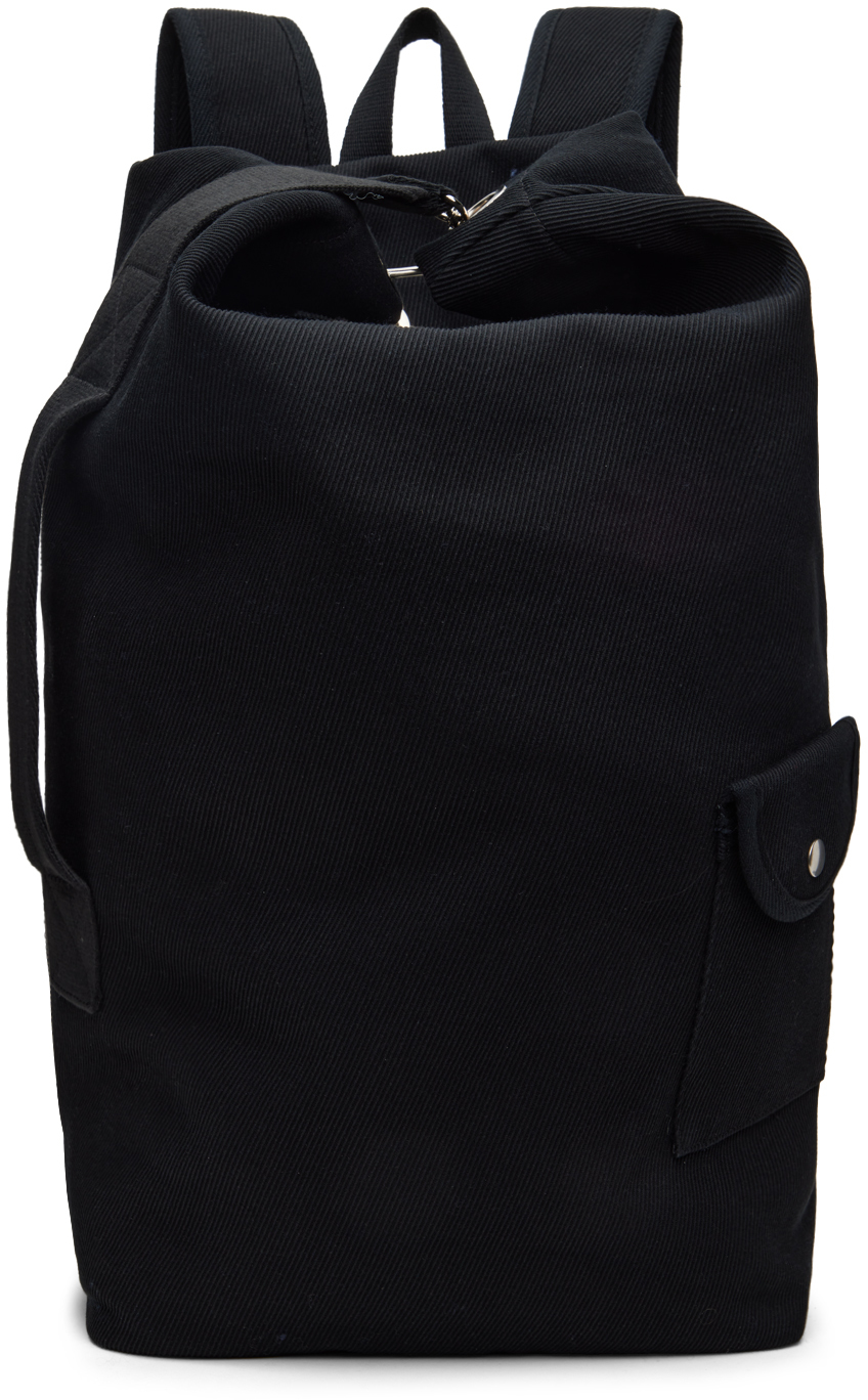 Black Military Duffle Backpack