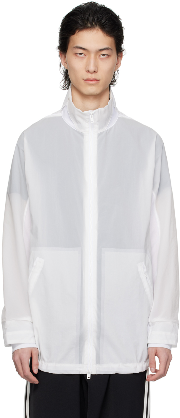 Shop Y-3 White Real Madrid Edition Anthem Jacket