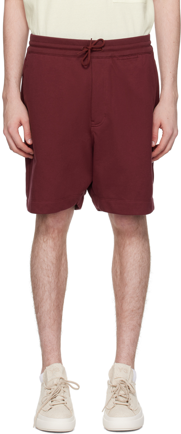 Burgundy Loose-Fit Shorts
