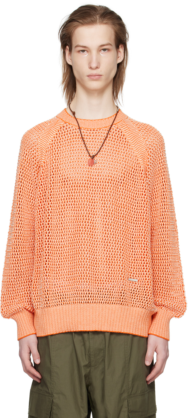 Orange Raglan Sweater