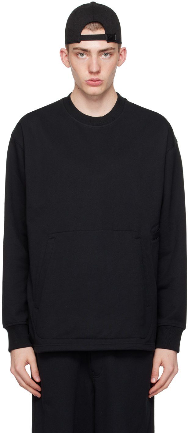 Black Pocket Sweatshirt