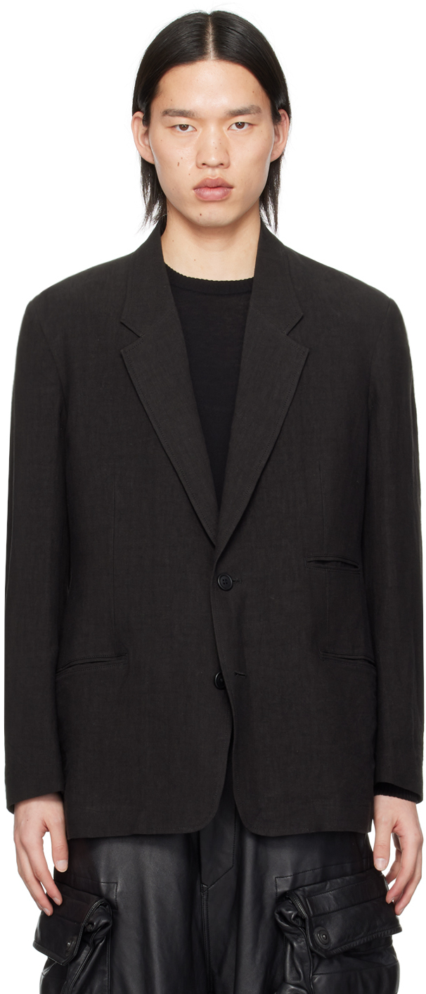 Blazer pour Homme à col Plat avec Deux Boutons Veste habillée