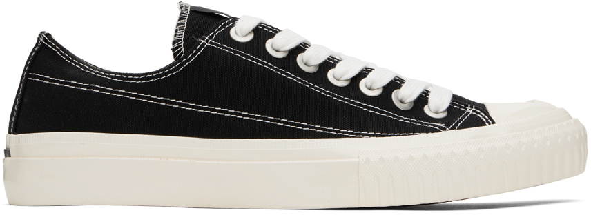 Shop Ys For Men Black Canvas Sneakers In 2 Blk X Wht