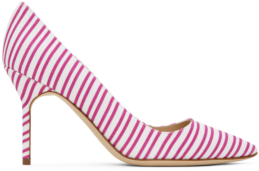 Pink & White BB 90 Heels