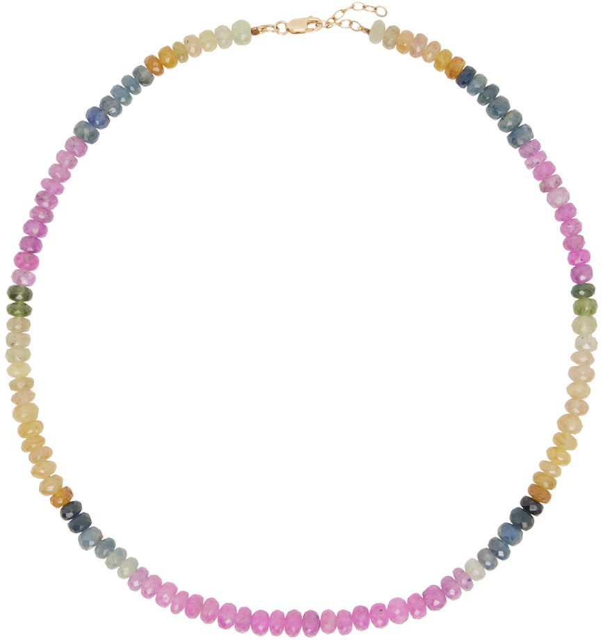 Jia Jia Multicolor Arizona Jumbo Light Sapphire Necklace In Rainbow