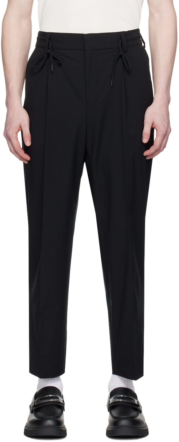 Black Slim-Fit Trousers