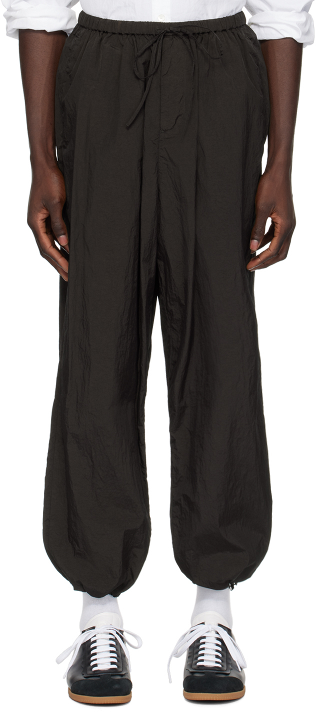 Brown Hand-Dyed Trousers