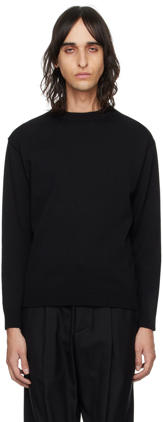 Black Washi Sweater by ATON on Sale