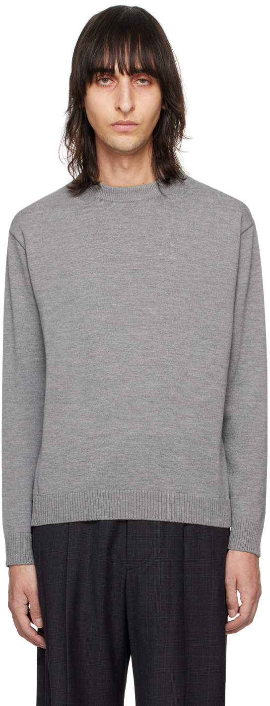 Aton Gray Washi Sweater In 003 Gray