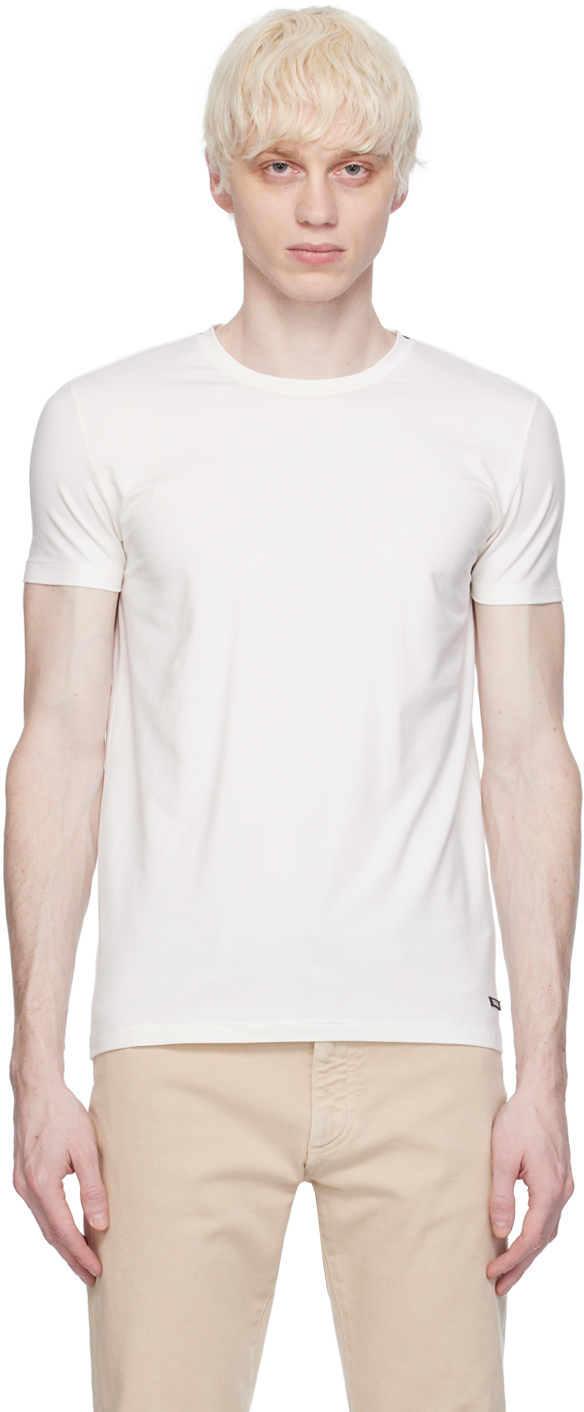 Off-White Round Neck T-Shirt