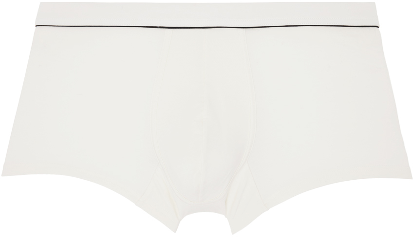 White Piping Boxer Briefs