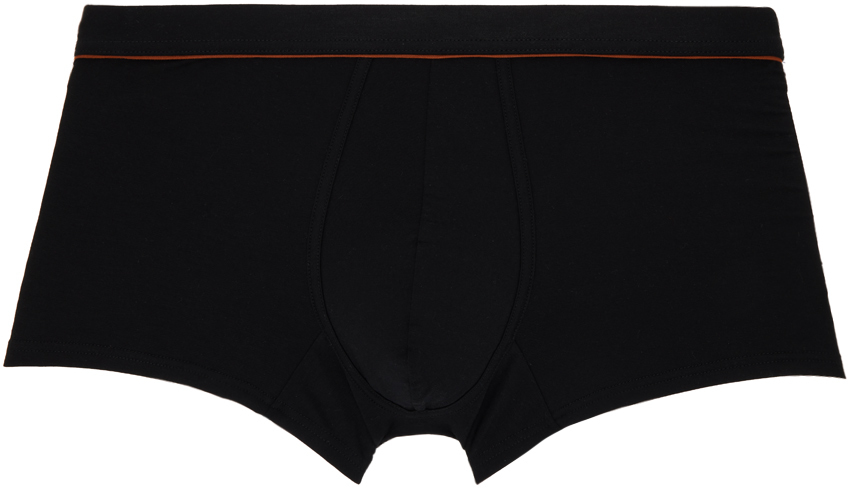 Black Piping Boxer Briefs