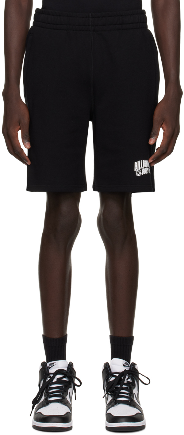 Shop Billionaire Boys Club Black Printed Shorts