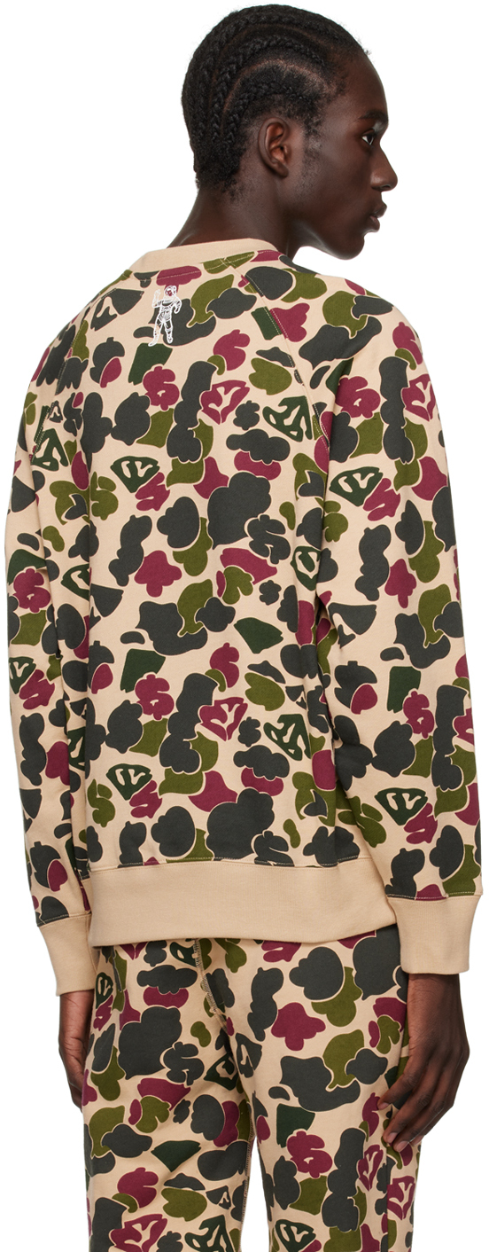 Billionaire Boys Club Duck Camo Sweatshirt Beige In Multi Camo