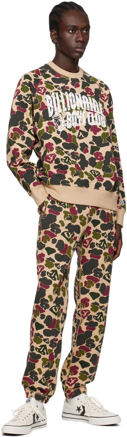 Billionaire Boys Club Duck Camo Sweatshirt Beige In Multi Camo