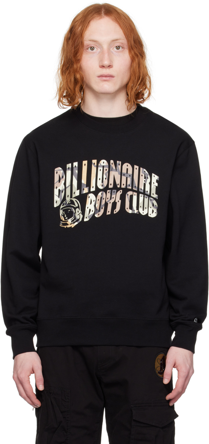 Shop Billionaire Boys Club Black Camo Arch Sweatshirt