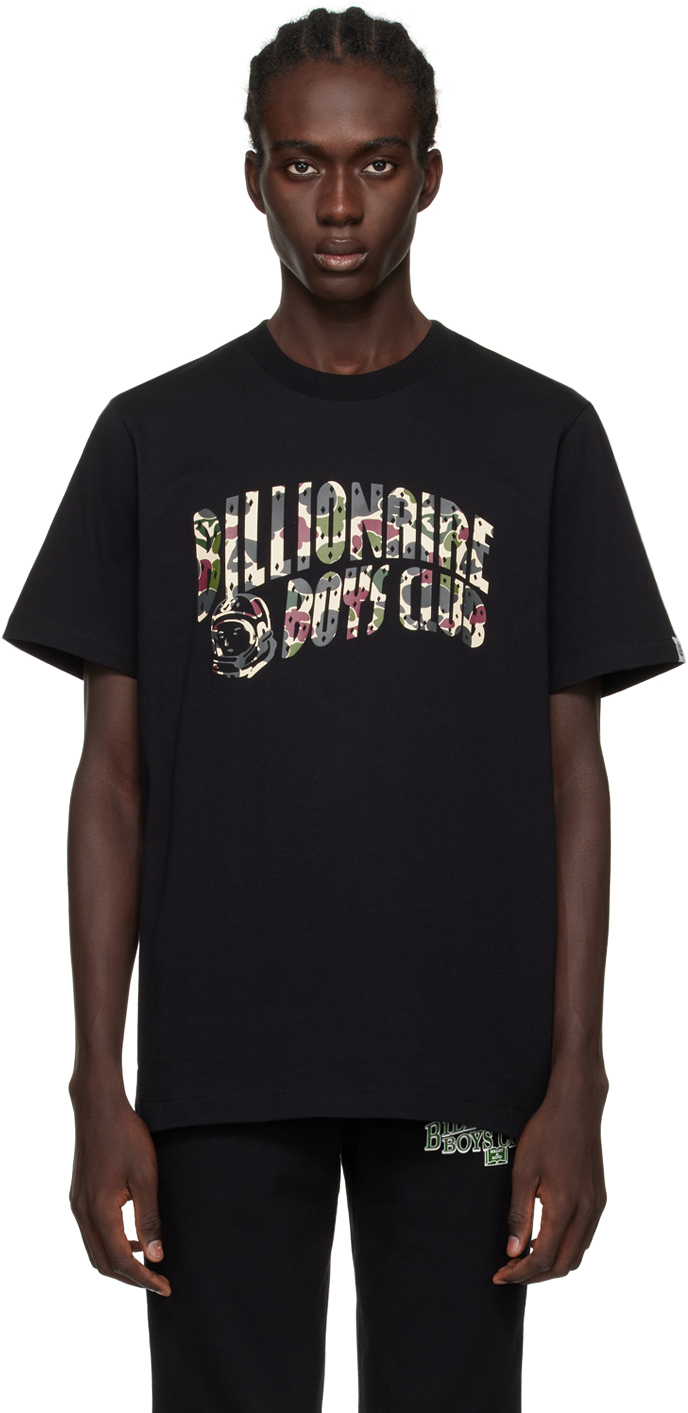 Black Printed T-Shirt by Billionaire Boys Club on Sale