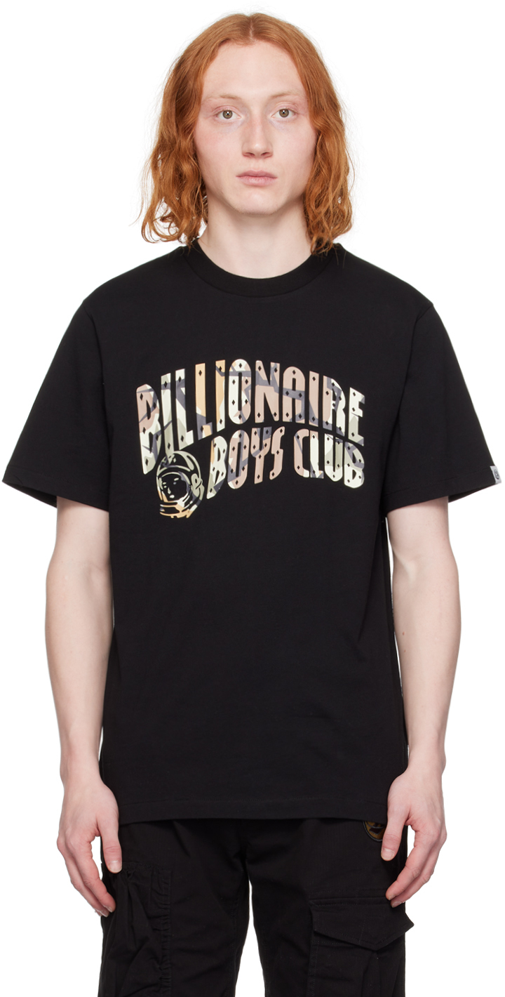 Billionaire Boys Club Black Camo Arch Logo T-shirt