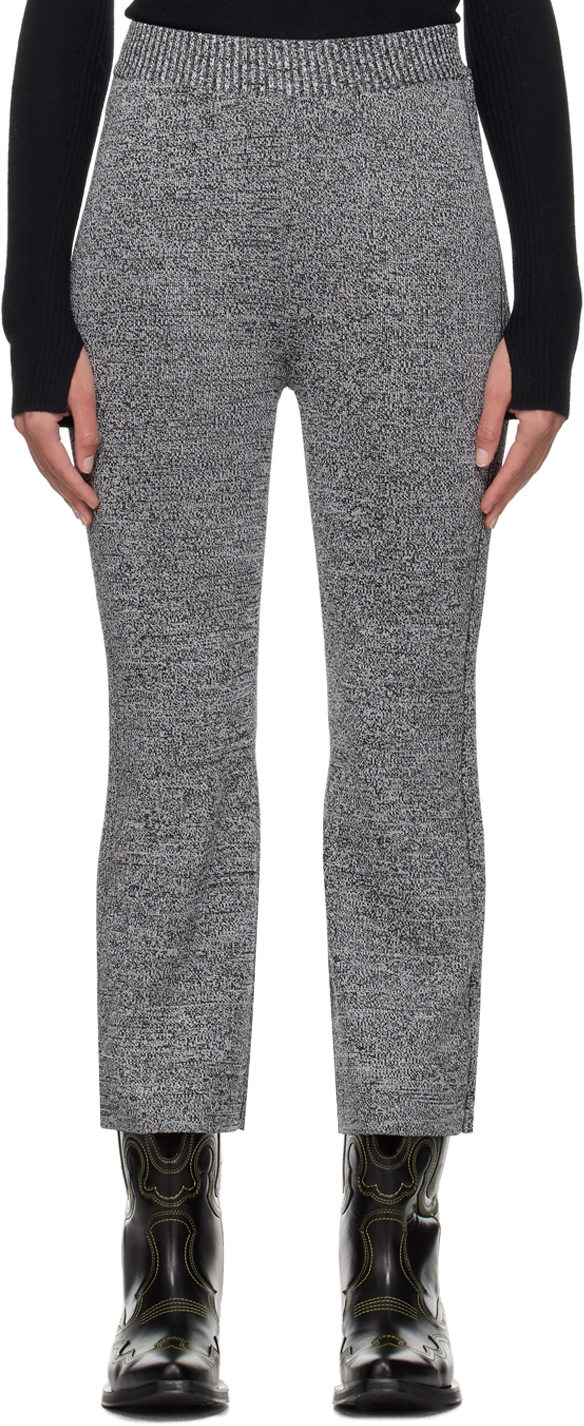 Gray Cropped Trousers