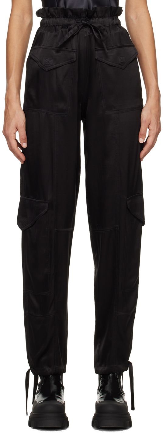 Black Relaxed Fit Trousers