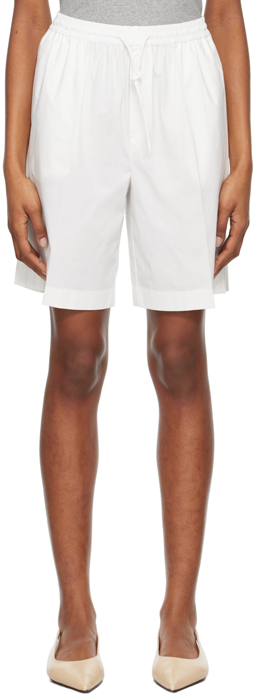Rohe White Beach Shorts In 112 White