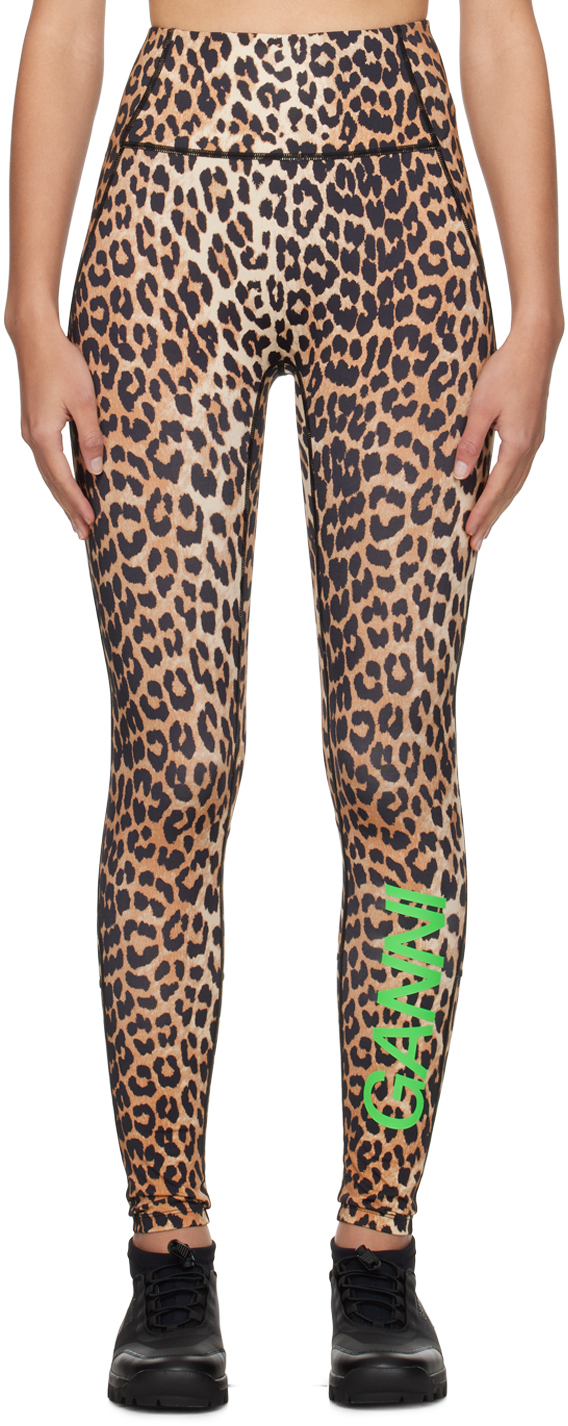 Women's Chocolate Leopard Go-To Pocket Legging by Pact Apparel -  International Design Forum