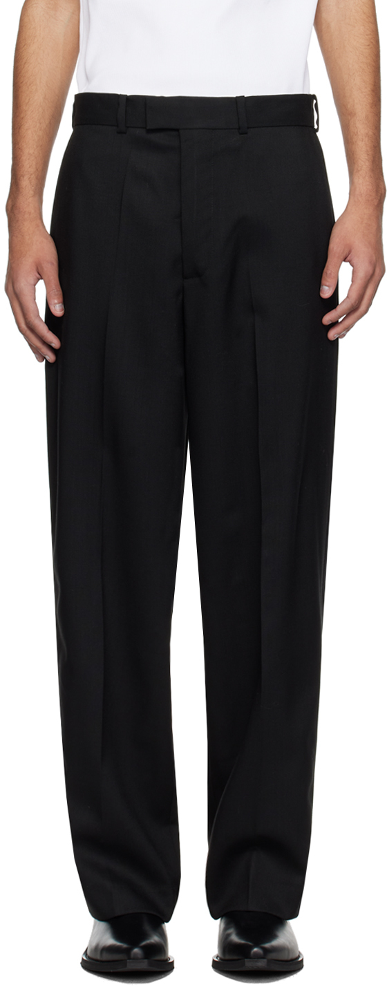 Rohe Black Tailored Trousers In 138 Noir