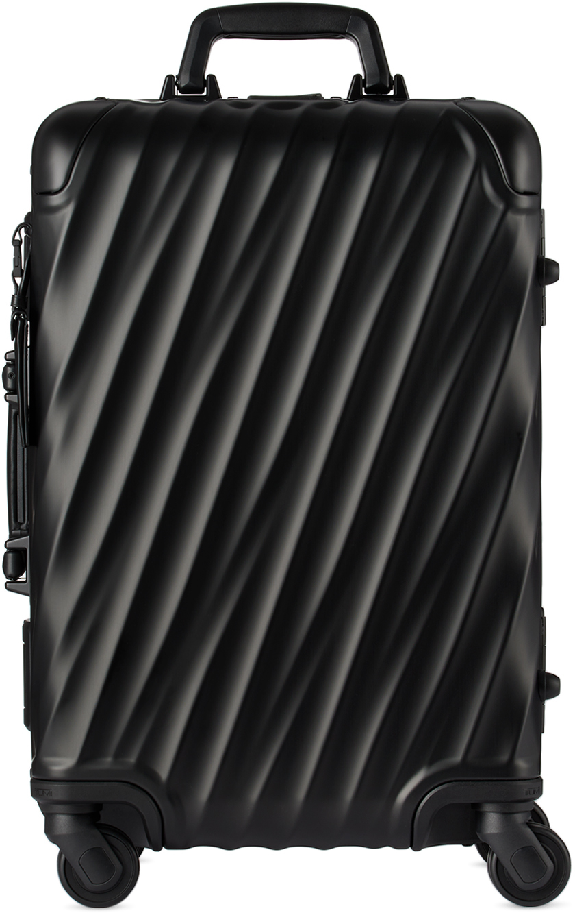 Black 19 Degree Aluminium International Carry-On Case