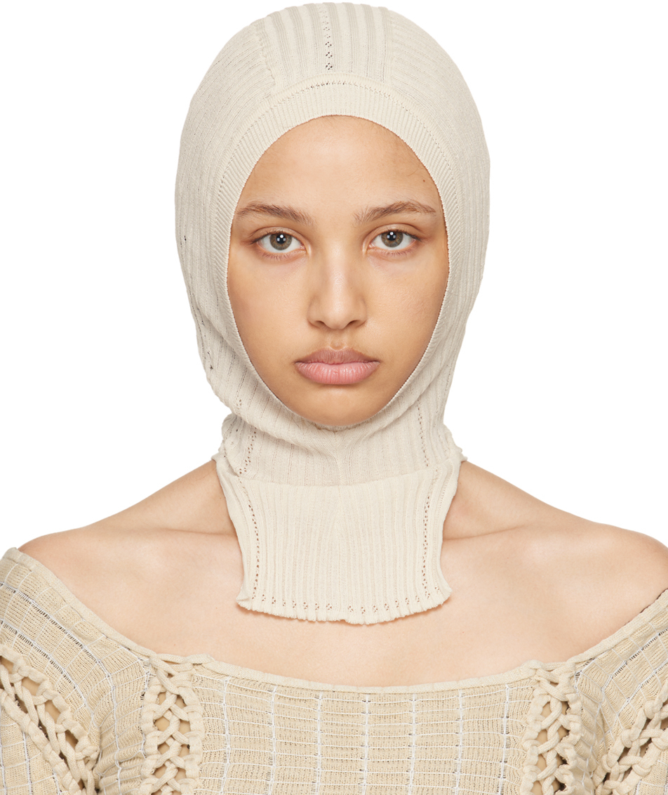 Off-White Stray Balaclava by KNWLS on Sale