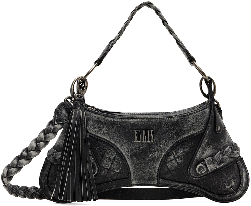 Black Razr Bag by KNWLS on Sale