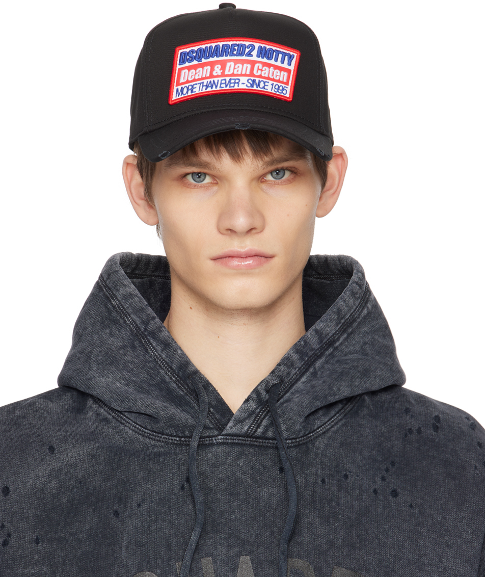 Black Dirty Cap by Dsquared2 on Sale