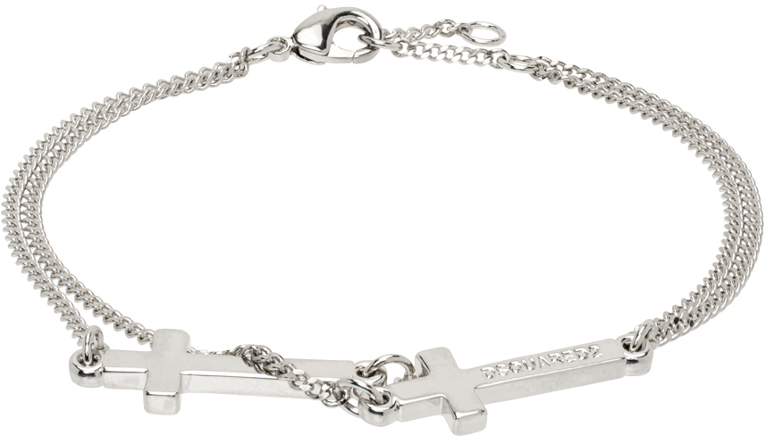 Silver Jesus Bracelet