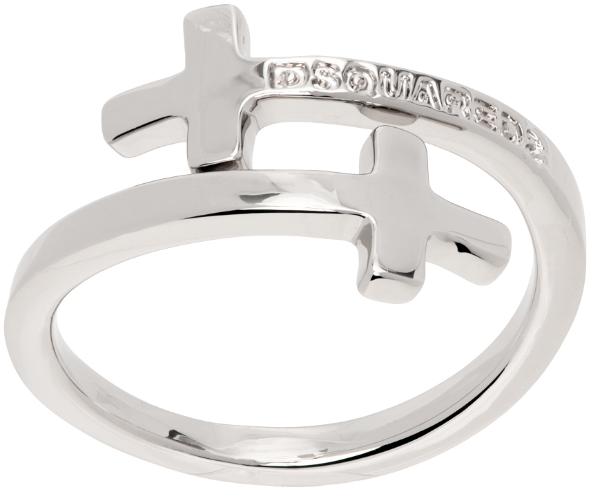 Dsquared2 Silver Jesus Ring