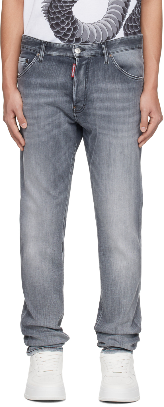 Dsquared2 Grey Cool Guy Jeans In 900 Black