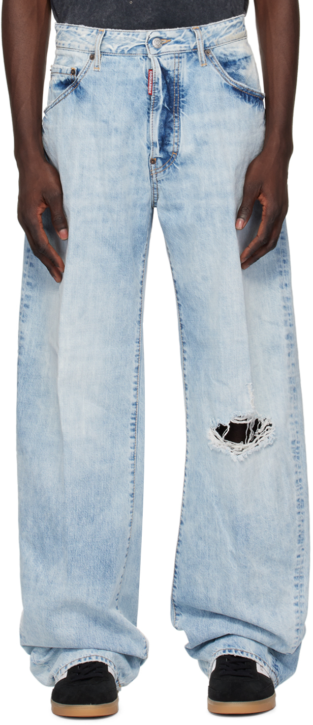 Blue Distressed Jeans