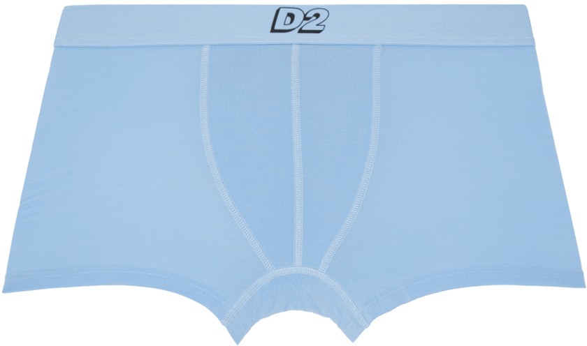 Dsquared2 Blue Bonded Boxers In 456 Light Blue