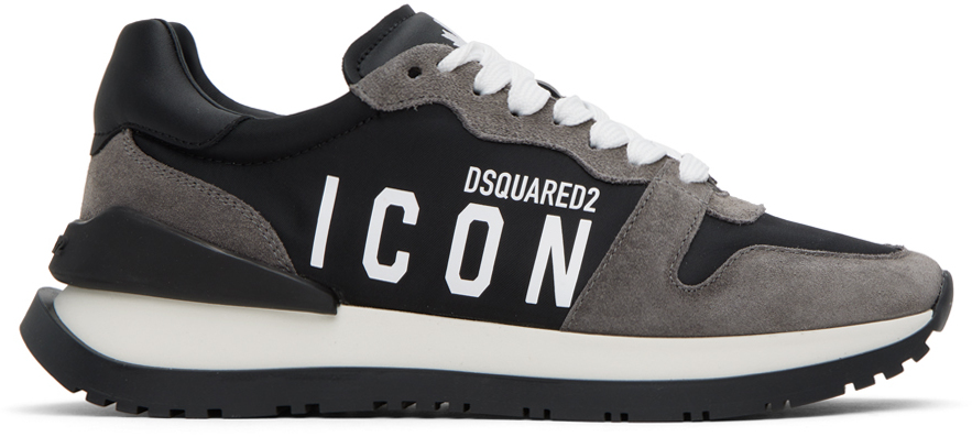 Dsquared2 Black 'Icon' Running Sneakers