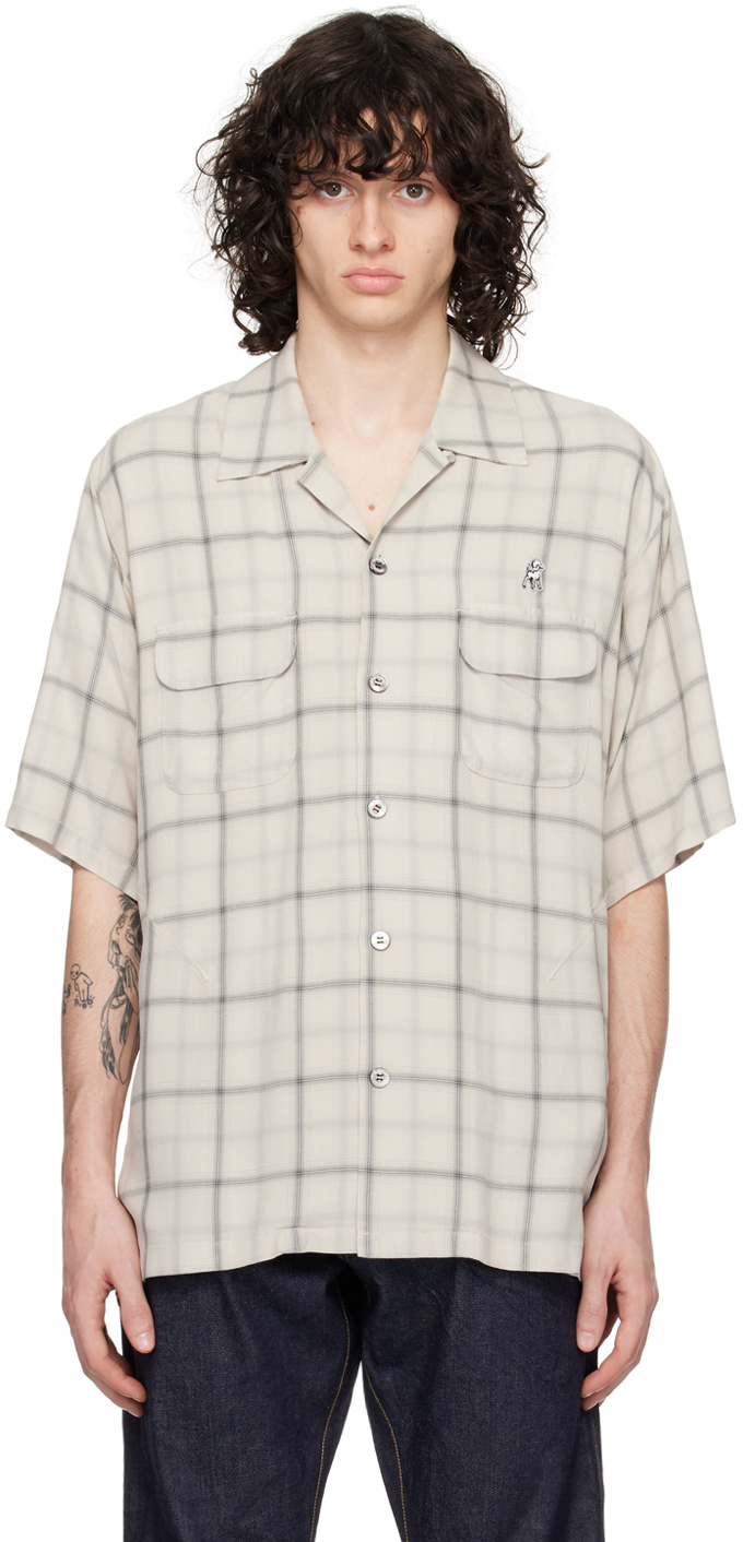 Off-White & Gray Check Shirt