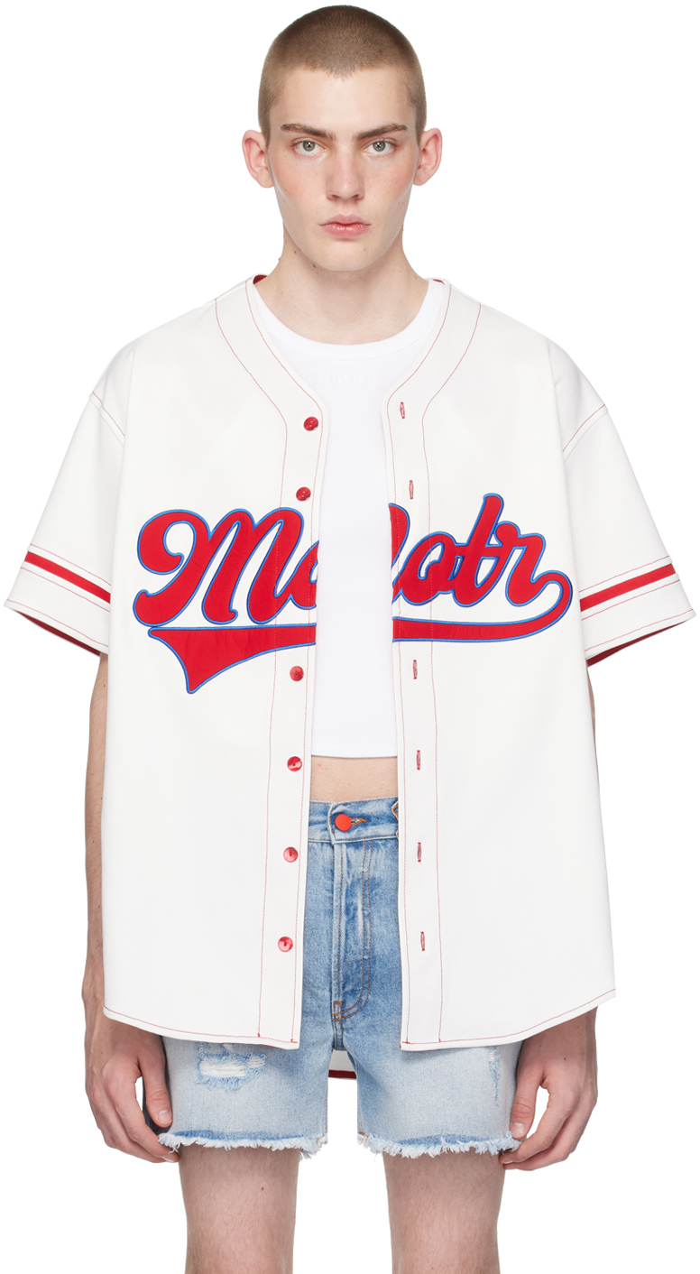 White Baseball Shirt