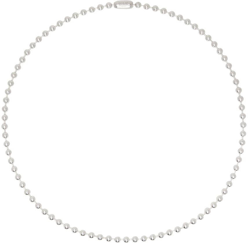 Silver Oli Ball Chain Necklace