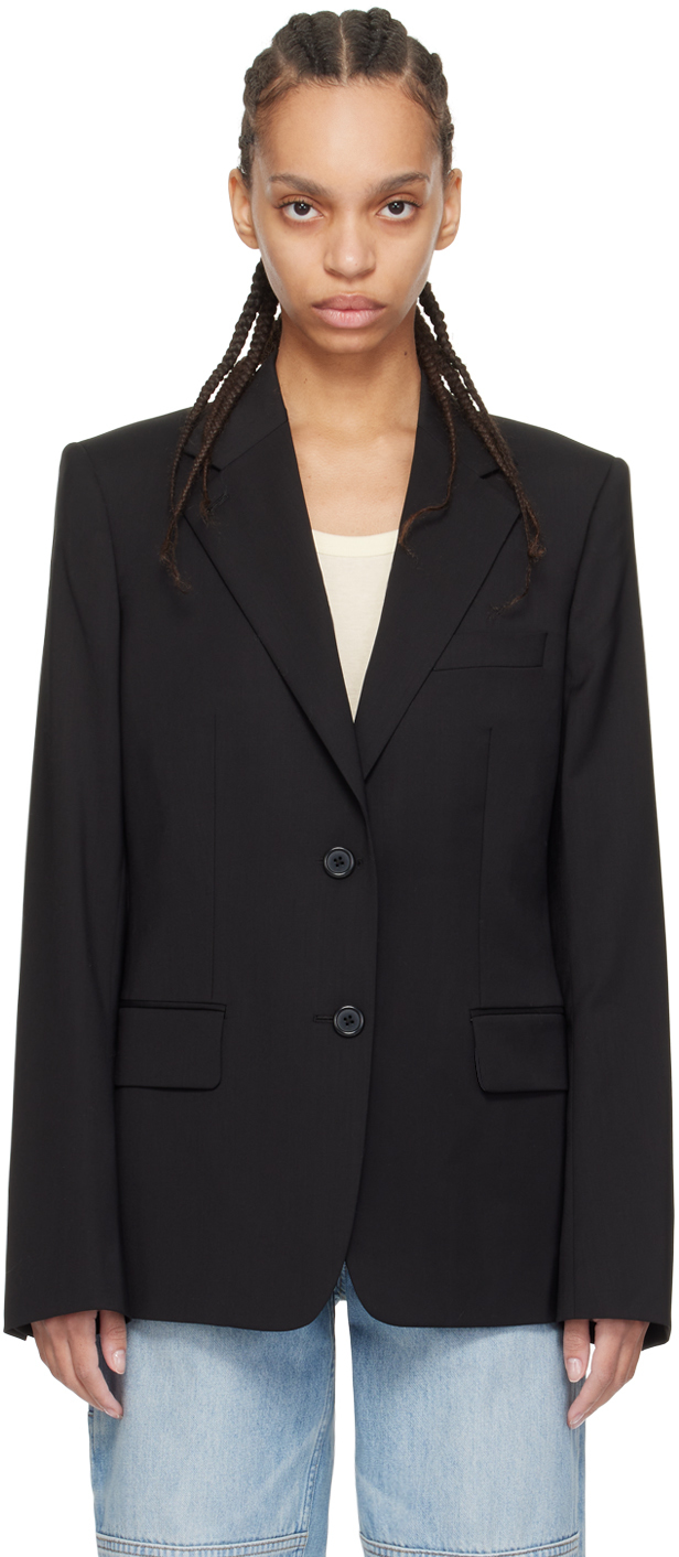 Helmut Lang Classic Suit Blazer In Black