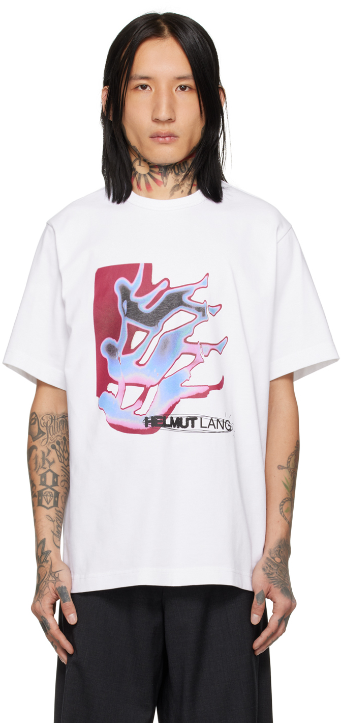 Helmut Lang White Space T-shirt