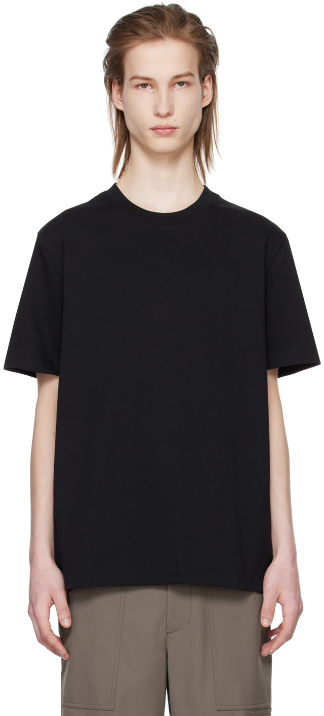 Shop Helmut Lang Black Printed T-shirt In Black - 001