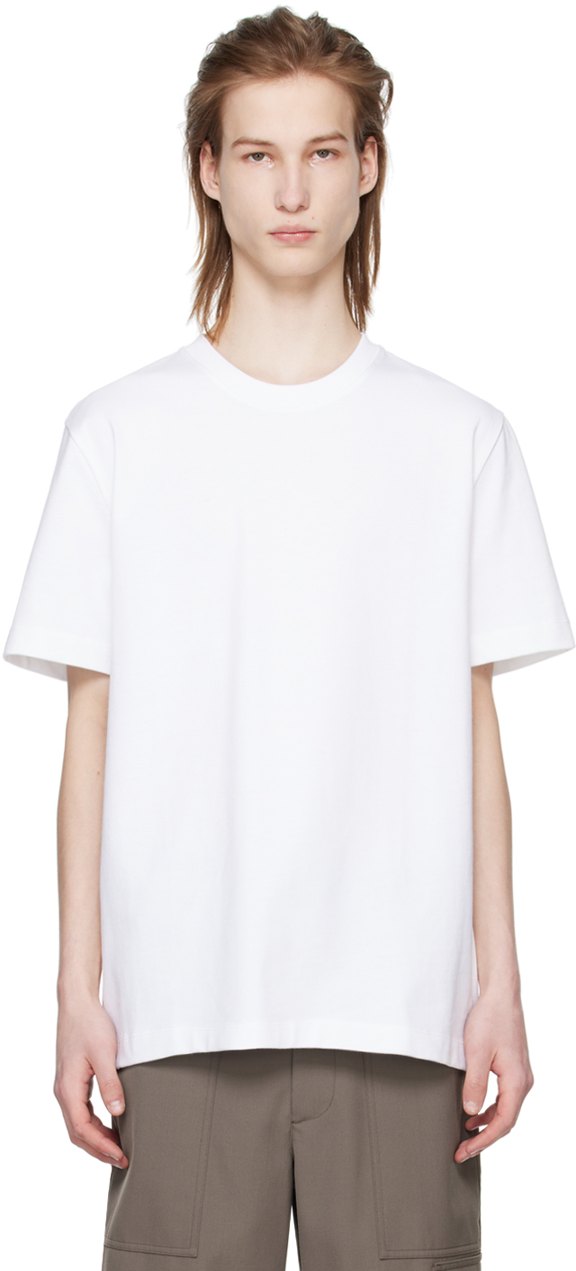 Helmut Lang White Printed T-Shirt