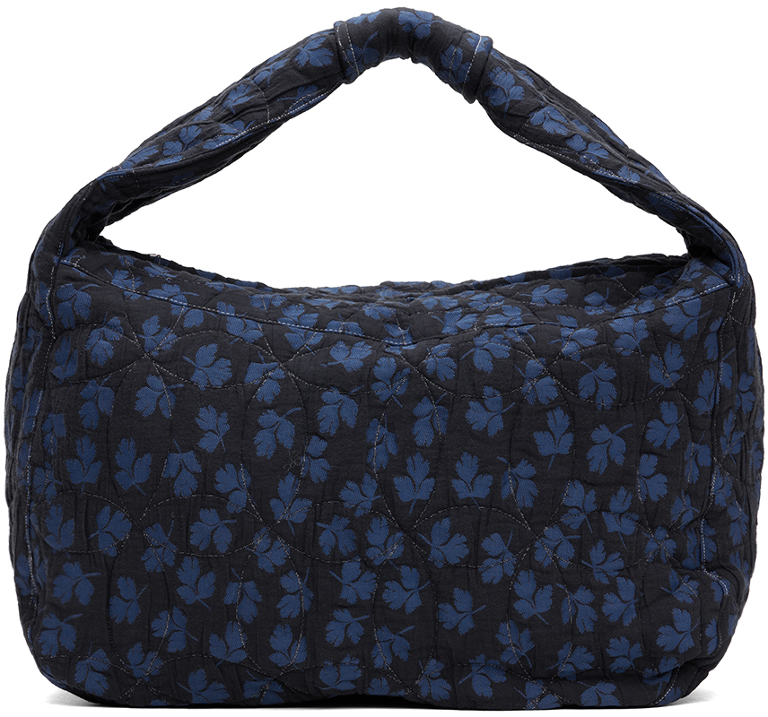 Shop Ymc You Must Create Navy Stories Shoulder Bag In 40-blue Multi