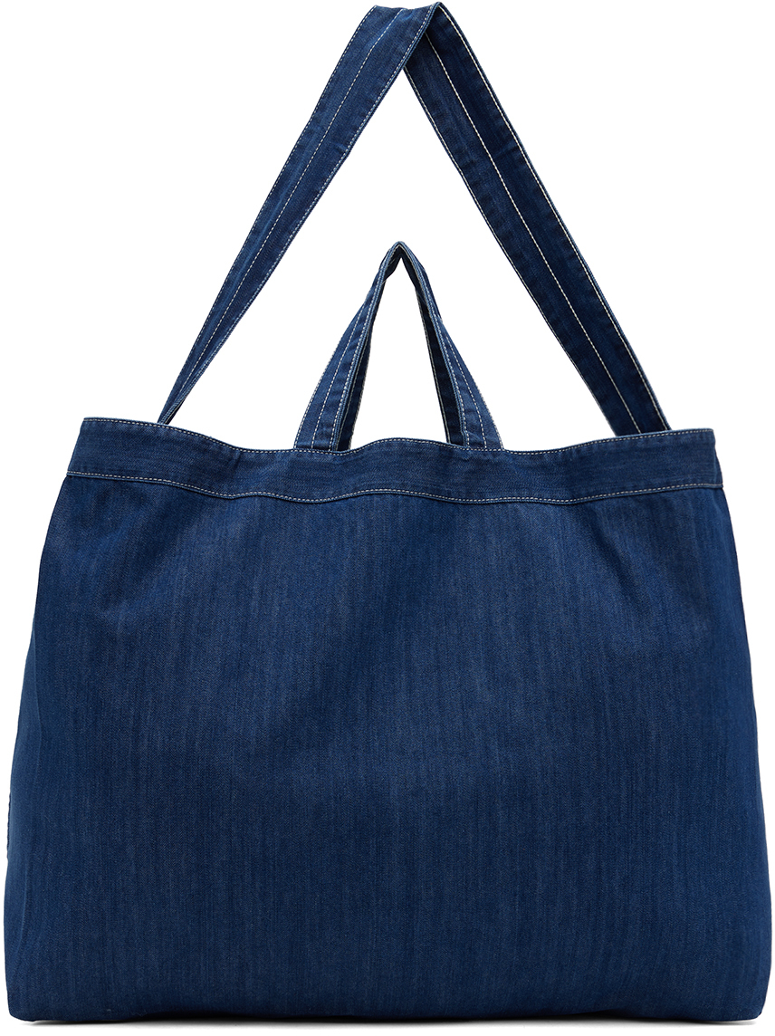 Indigo Pocket Denim Tote