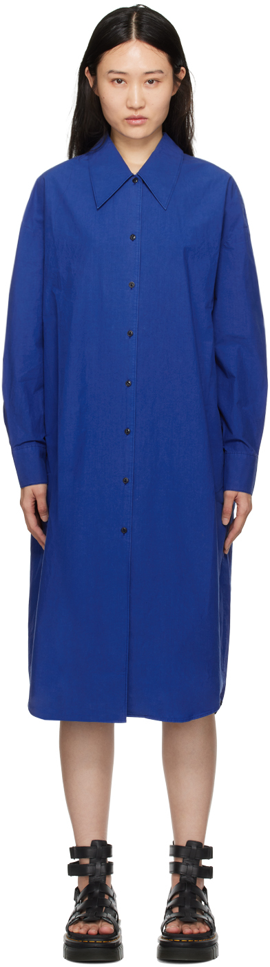 Blue Judy Midi Dress